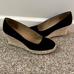 J.Crew Canvas Espadrille Wedges
